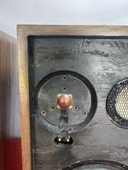Acoustic Research AR2AX Speakers Pots Professionally Replaced Walnut Veneer