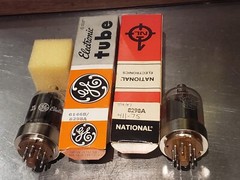 Two New 9298A/ 6146B GE National Electronic Tubes NOS- UNTESTED-AS-IS