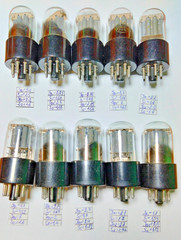 10 pcs 6N9S / 6H9C / 6SL7/ 1579/ MELZ Tubes