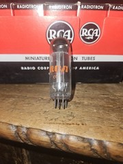 VINTAGE SLEEVE OF 5 NOS RCA 6BN6/6KS6 VACUUM TUBES GATED BEAM DISCRIMINATOR