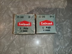 Calrad NOS 25-340 L-Pads DP-8 8 Ohms Qty 2