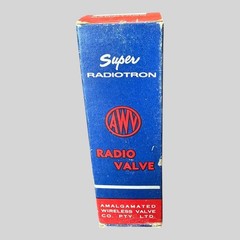 AWV Super Radiotron 6J7G Valve Tube Boxed Tested Good Made Australia