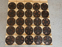 Bulk Lot of 25 Vintage 7&Prime; Reel to Reel Blank Tape 1/4&Prime; White Box 031 Made in USA