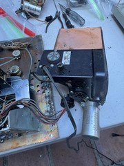 Akai M-9 reel to reel two mono amplifiers with power supply for parts