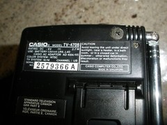 Vintage CASIO TV-470 LCD Pocket Color Analog Television Portable PARTS ONLY (066