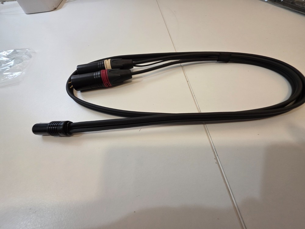 XLR Japanese made shielded 1m 3&prime; Balanced Tonearm Cable Japan OEM IT Industry