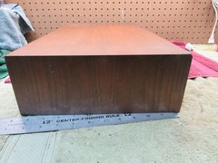 Vintage Stereo Radio Hi-Fi Wood Cabinet Mcintosh Fisher Scott 19&Prime;x3.5&Prime;X11&Prime;