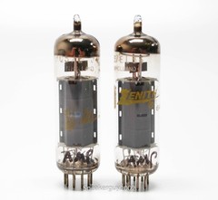 Matched Pair of Philips – Zenith 6BQ5 EL84 Tubes / O Getter — KT9