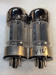 Matched Pair Sovtek 6550WA 6550 KT88 Tubes Welded Plates Amplitrex Tested NOS