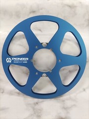 2X Standard 10.5&Prime; PIONEER Red 1/4&Prime; Empty Tape Reels For R2R Tape Recorders