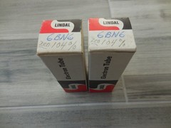 Matched Pair 6BN6 Tubes Leakage & Conductance Tested at 104 & 104% NICE!
