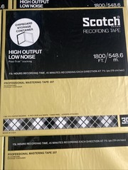 9 Scotch 207 Low Noise Hi-output 7” Reel to Reel 1/4&Prime; 1800 ft. Tape Sealed