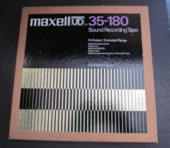 VINTAGE Maxell UD 35-180 Reel Tape LP 10&Prime; Metal Reel 3600ft Original Box
