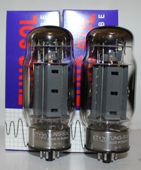Matched Pair Tung Sol KT120 tubes, Brand New in Box !