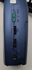 Sony Watchman FDL-221R 2.2&Prime; Color LCD Television Combo FM/AM Radio (BLUE) TESTED