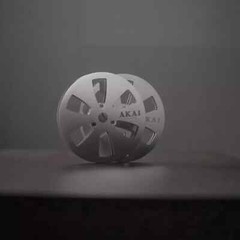 One Pair silvery TAPE REEL Akai 7&Prime; inch Light Metal Aluminum Take Up Reel