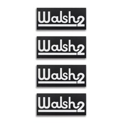 OHM Walsh 2 Speakers Custom Made Reproduction logo Badges 52mm(2&Prime;)X23mm(0.9&Prime;)