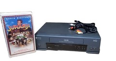 Criterion 4 Head VCR VHS HQ Player Model # CRV4 Tested NEEDS REPAIR Read Desc.