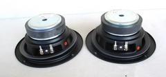 Pair of Unbranded 1132518 2992 130-HWS 8-Ohm 6&Prime; Speakers NOS Germany Tested