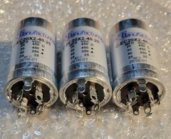 New 20/20/40/25 µF Electrostatic Capacitors for Vintage Tube Ampliers