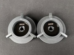 1 Pair Standard 1/4&Prime; OTARI NAB Hub Adapters For Reel To Reel Tape Recorders
