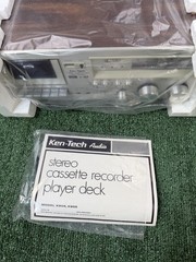 BRAND NEW / NEVER USED Ken-Tech X-904 Stereo Cassette Deck Player Recorder VTG