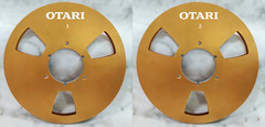 One Pair 10.5 » silver OTARI Tape reel High Quality Aluminum Take Up Reel