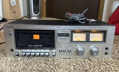 Vintage Toshiba Aurex Cassette Tape Player Deck PC-X10 Japan TESTED WORKING!