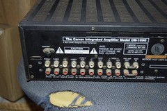 Carver CM-1090 Integrated Stereo Amplifier **Tested w/ LED Red Light Upgrade**