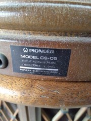 VTG PIONEER CS-05 Speaker&rsquo;s OMNIDIRECTIONAL TABLE SPEAKERS GREAT Cond.