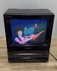Emerson VCT120 10&Prime; TV-VCR Combo VHS Player Fully Tested – VCR Works!