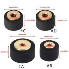 4PCS/SET 13*8*6 / 6.5*4.7*2 Pinch Roller Tape Recorder Cassette Belt for SONY