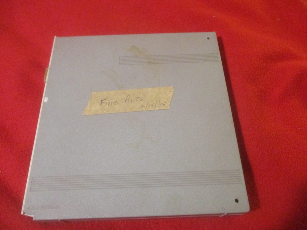 BASF 7 » Reel to Reel 1975 Fine Arts Tape