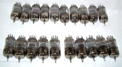 Lot of (20) GE 6BQ7A tubes,radio,amplifier,twin triode,6BQ7,6BZ7,6BS8,ECC180