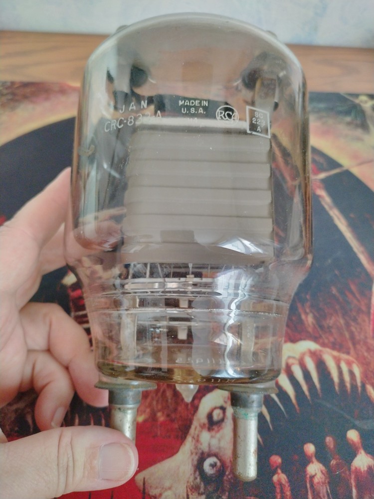 Vintage Vacuum Tube CRC 833A RCA Made in USA (Untested)