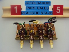 Realistic STA-80 Receiver 4 Gang Push Button Switch. Tested Parting Out STA-80