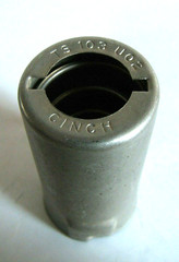 Cinch 9-Pin J-Slot/Bayonet Spring Loaded Tube Shield fits ECC83,ECC82,6922,7308