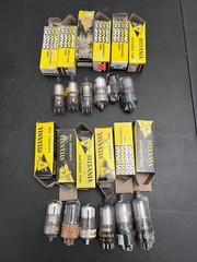 Lot of 12 SYLVANIA +Others Electron Tubes 1C5GT 1LA6 1G3GT 1BY2A 1LC6