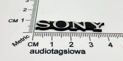 SONY PVM Models Television Badge Label Custom Made Incised Self Stick