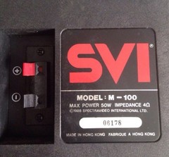 Spectravideo International SVI-Model M-100 Indoor/Ourdoor Speakers (great shape)