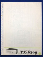 Original Pioneer TX-9500 / AM FM Stereo Tuner Fold-Out Schematic