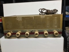 Working 1960s Boulevard 11T24S Guitar Stereo Tube Amplifier Pre Amp 100 Watts