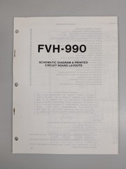 Fisher Fvh-990 Schematic Diagram And Printed Circuit Board Layouts D-6516