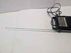 General Electric Portable AM FM Radio Model 7-2800A Black AC Battery Telescopic