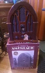 GE Reproduction-Cathedral AM/FM Radio. Tested-Works- Great Sound!