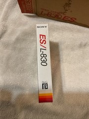 CASE NOS NEW Sony ES/L-830 Beta Dynamicron Video Cassette Tape Factory Sealed