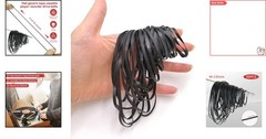 Flat Rubber Drive Belts for Cassette Recorders (50PCS, 3mm Width, 40-135mm)