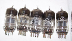 Lot of (20) GE 6BQ7A tubes,radio,amplifier,twin triode,6BQ7,6BZ7,6BS8,ECC180