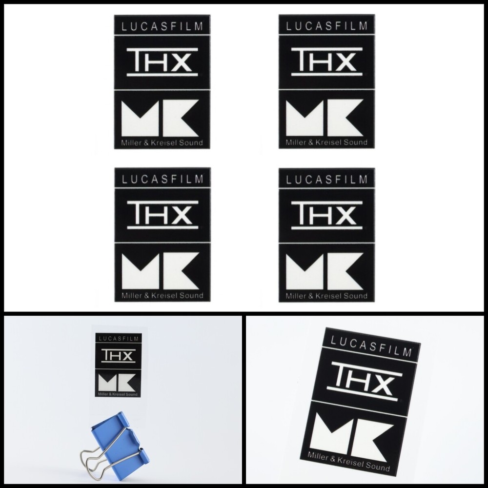M&K Miller Kreisel THX LUCASFILM logo badge Sticker Decal waterproof