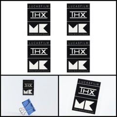 M&K Miller Kreisel THX LUCASFILM logo badge Sticker Decal waterproof